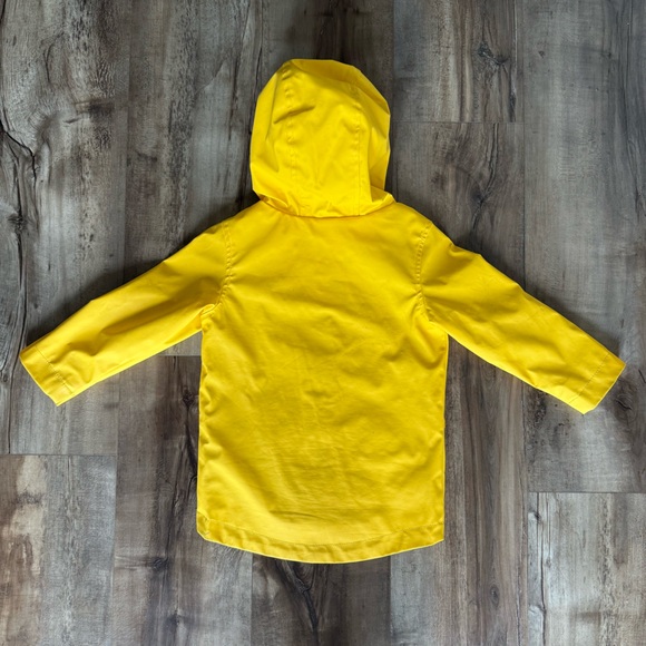 Classic Yellow Rain Slicker, Cat & Jack Waterproof Dinosaur Print Rain Jacket - Picture 2 of 6